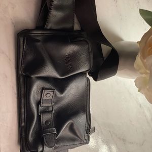 Leather cross body bag